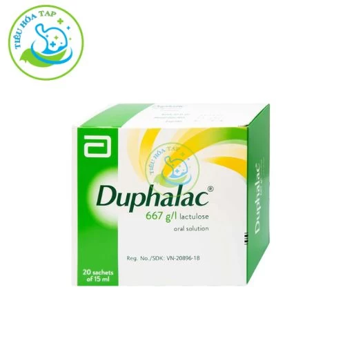 Duphalac 10g/15ml - Hộp 20 gói x 15 ml